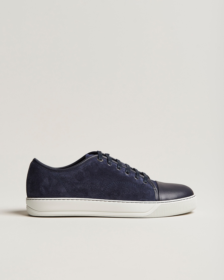 Lanvin DBB1 Nappa Cap Toe Sneaker Navy – Blue