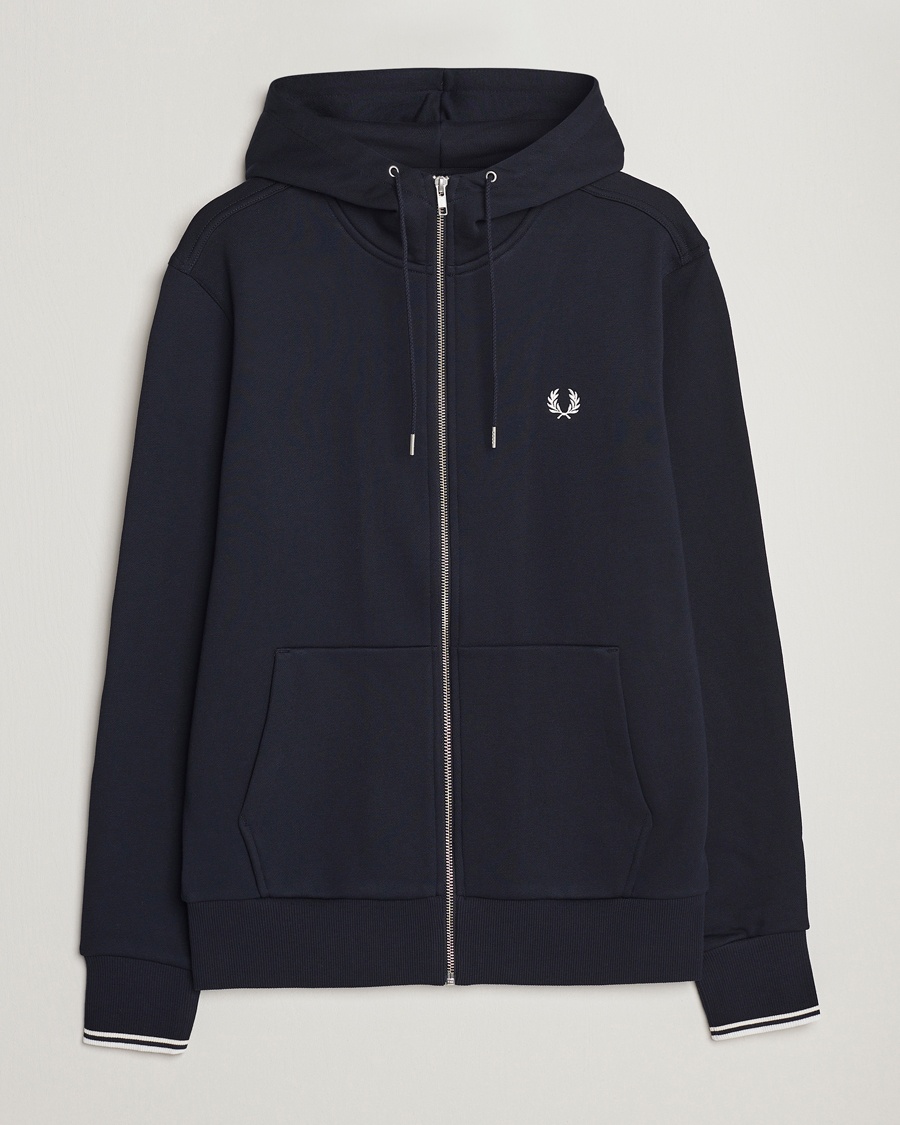 NN07 Luis Knitted Full-Zip Sweater Ecru at CareOfCarl.com