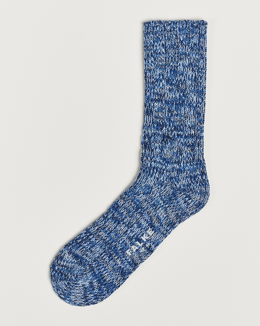 Falke Brooklyn Cotton Sock Blue – Blue