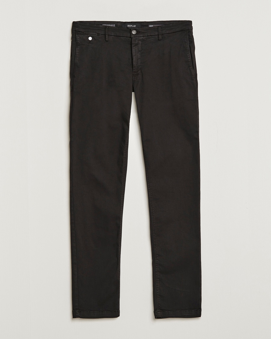 Replay Benni Hyperflex X-Lite Chinos Black – Black