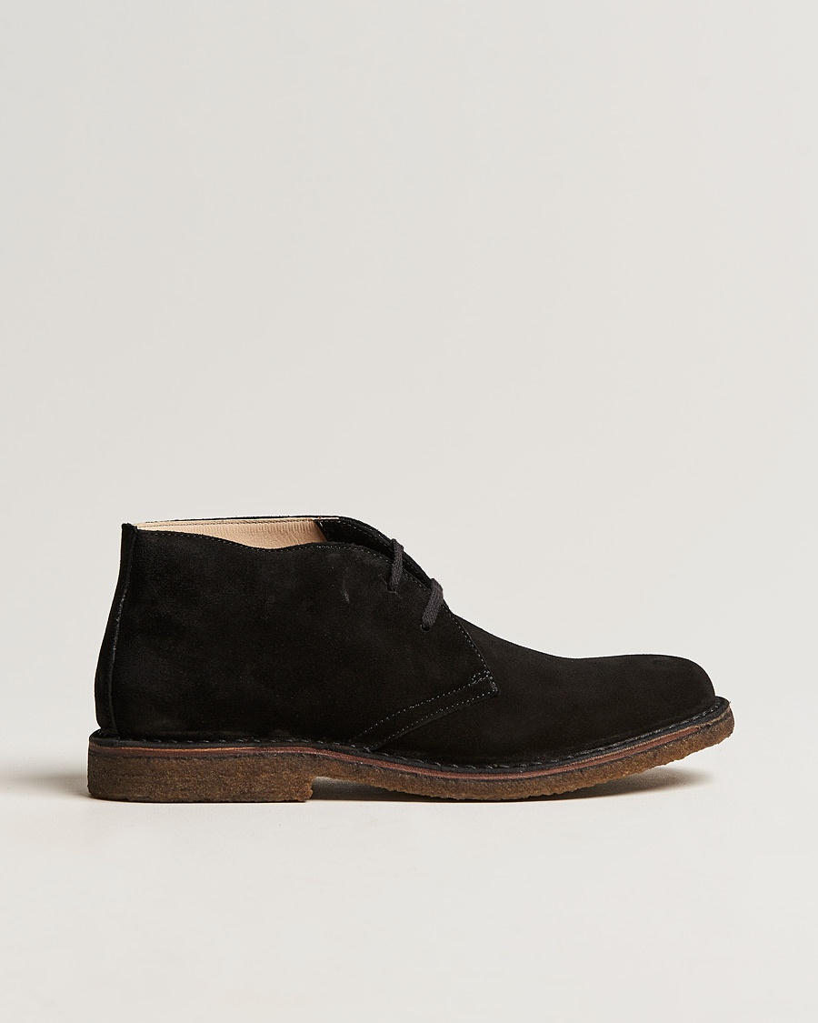 Astorflex Greenflex Desert Boot Black Suede – Black