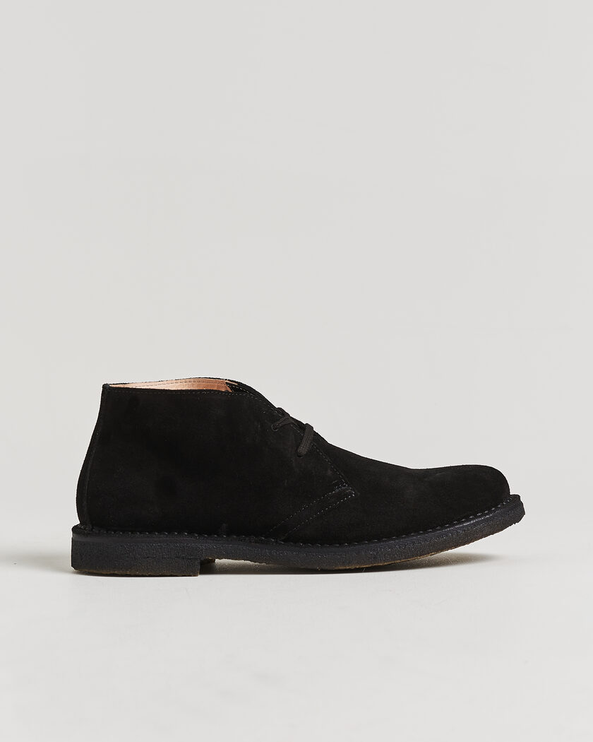 Astorflex Greenflex Desert Boot Black Suede – Black