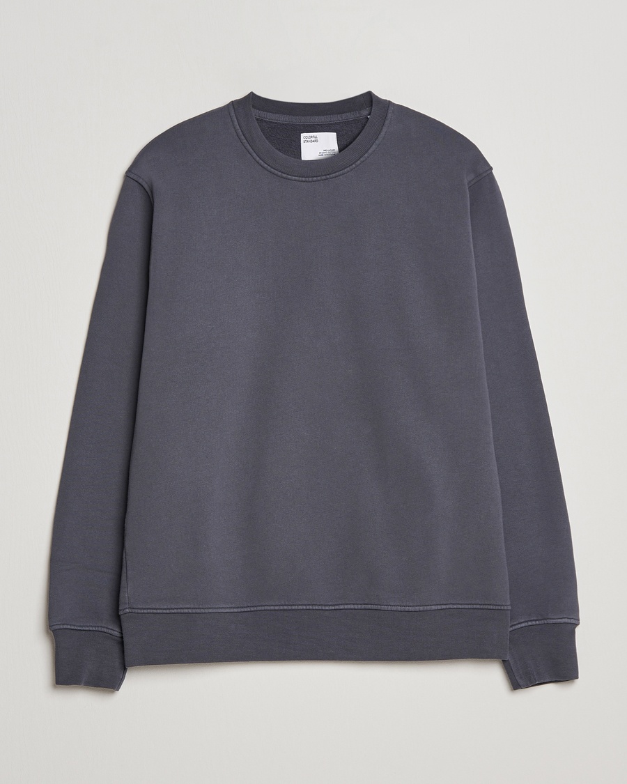 Men | Clothing | Colorful Standard | Classic Organic Crew Neck Sweat Lava Grey