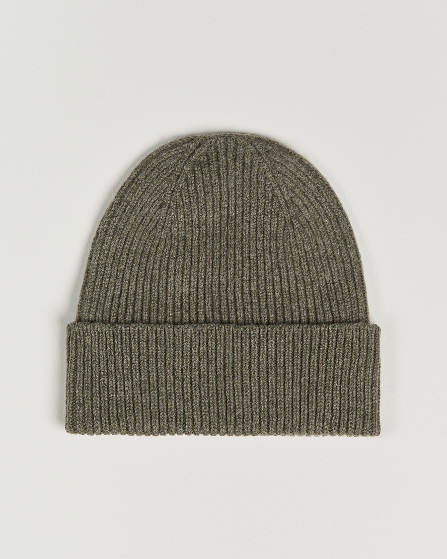 Colorful Standard Merino Wool Beanie Dusty Olive – Green