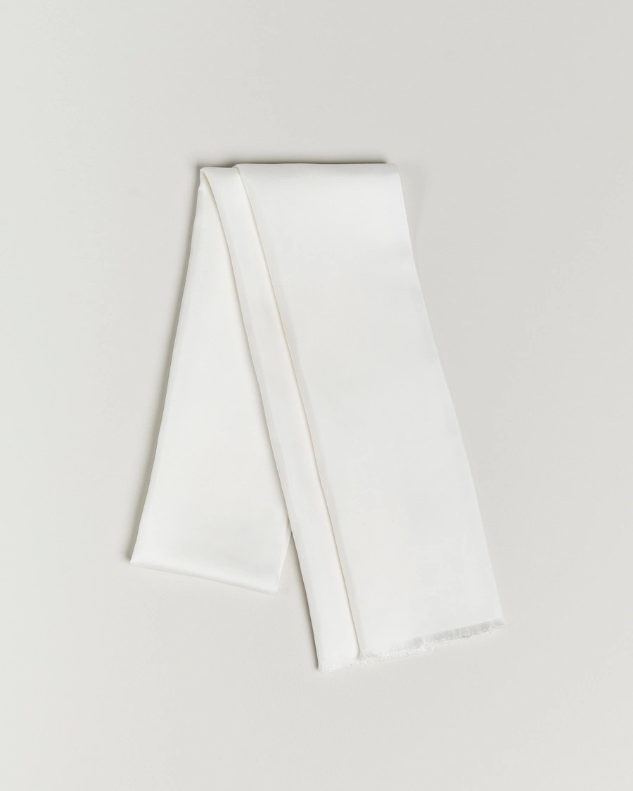 Men | Accessories | Amanda Christensen | Ceremony Self Fringes Scarf White