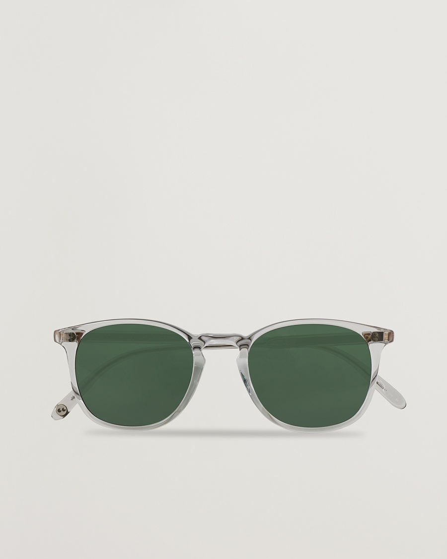 Men | D-frame Sunglasses | Garrett Leight | Kinney 49 Sunglasses Transparent/Green