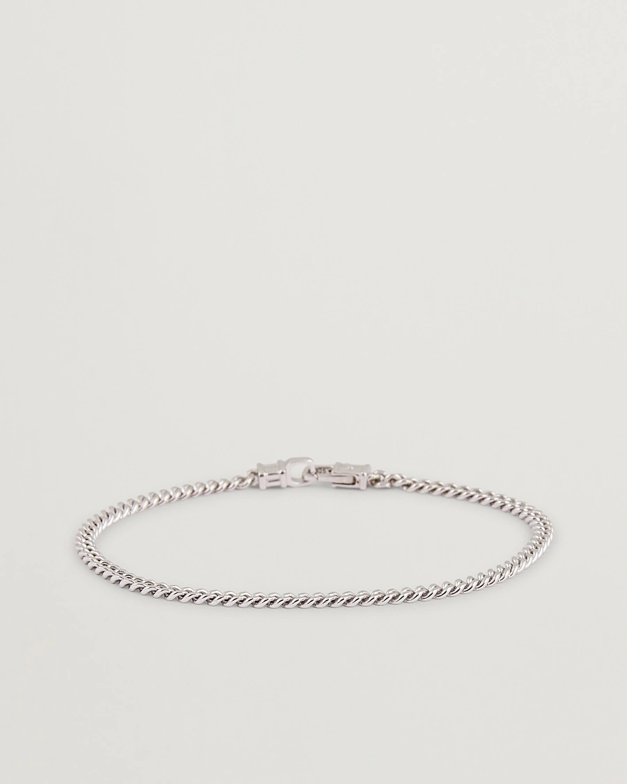 Tom Wood Curb Bracelet M Silver – Silver