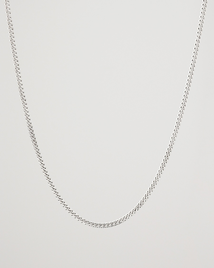 Men | Necklace | Tom Wood | Curb Chain M Necklace Silver
