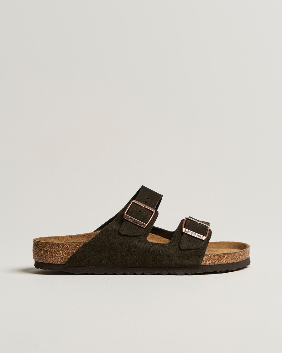 BIRKENSTOCK Arizona Soft Footbed Mocha Suede – Brown