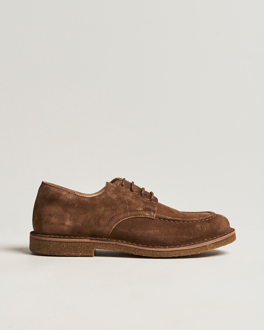 Astorflex Carlflex Derby Dark Khaki Suede – Brown