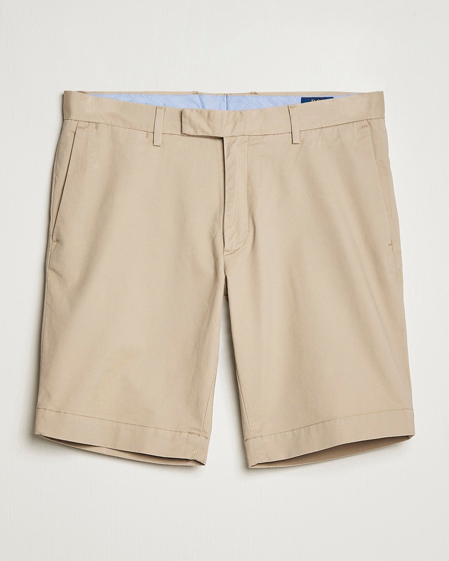 Men | Shorts | Polo Ralph Lauren | Tailored Slim Fit Shorts Classic Khaki