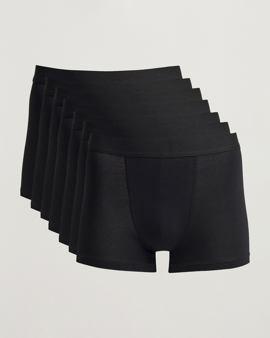 Men | Trunks | Bread & Boxers | 7-Pack Boxer Brief Black