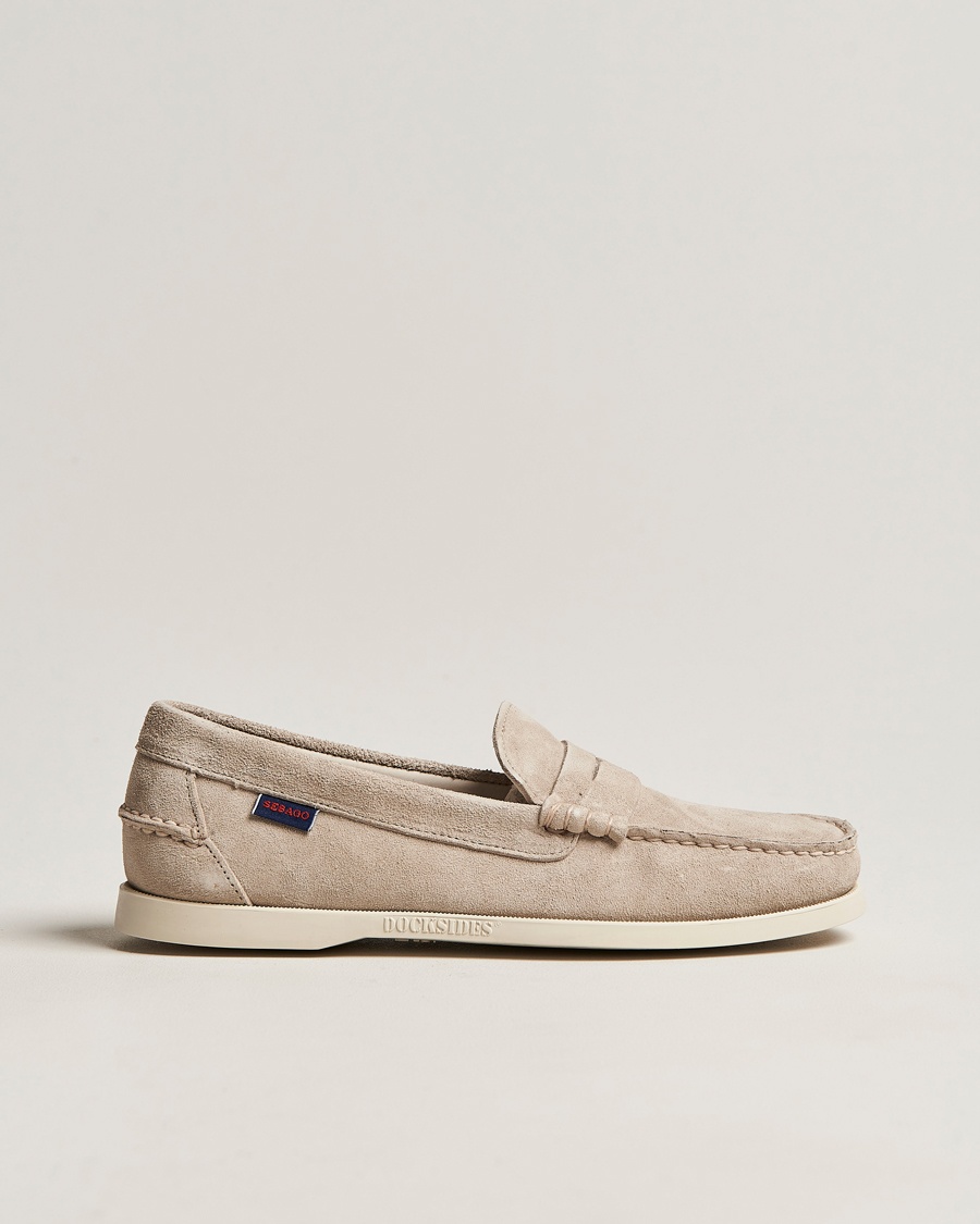 Sebago Dan Suede Loafer Brown Taupe – Beige