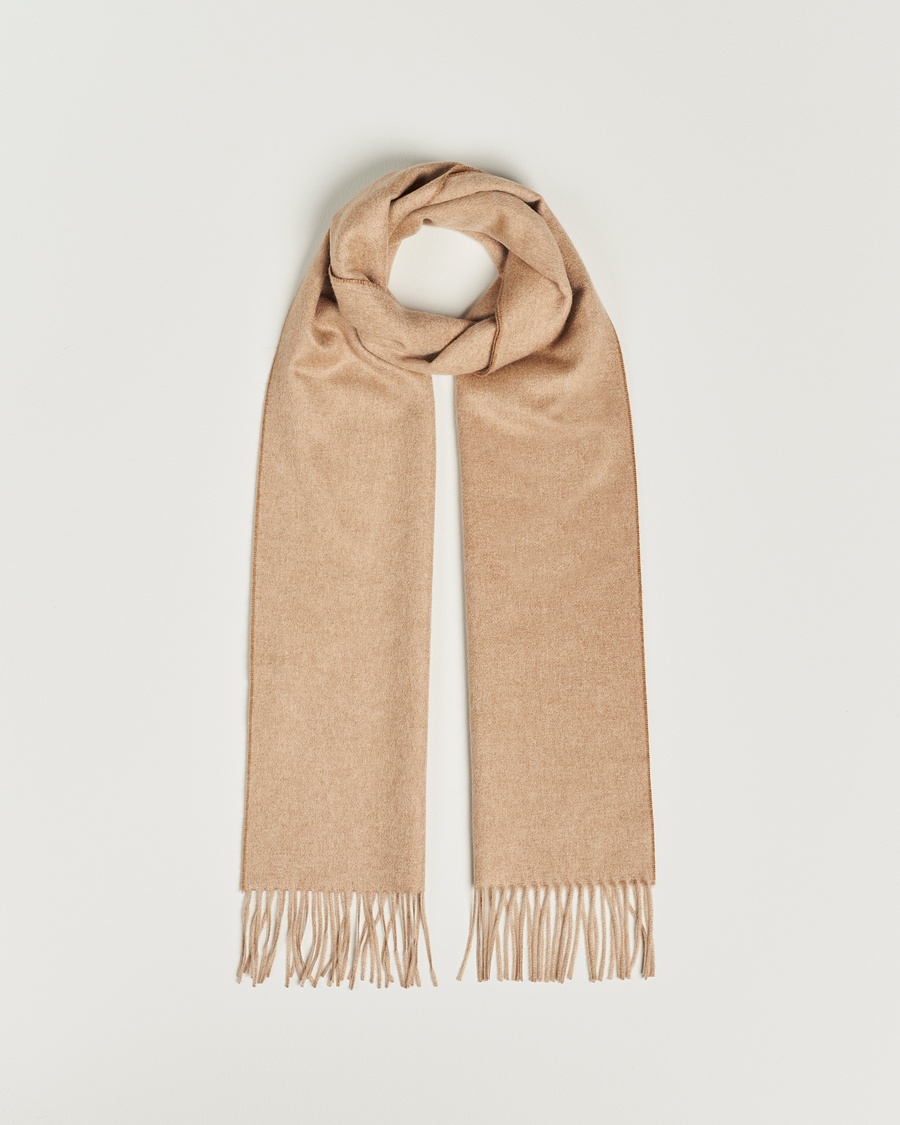 Men | Christmas 2024 | Piacenza Cashmere | Vicuna/Baby Cashmere Scarf Camel
