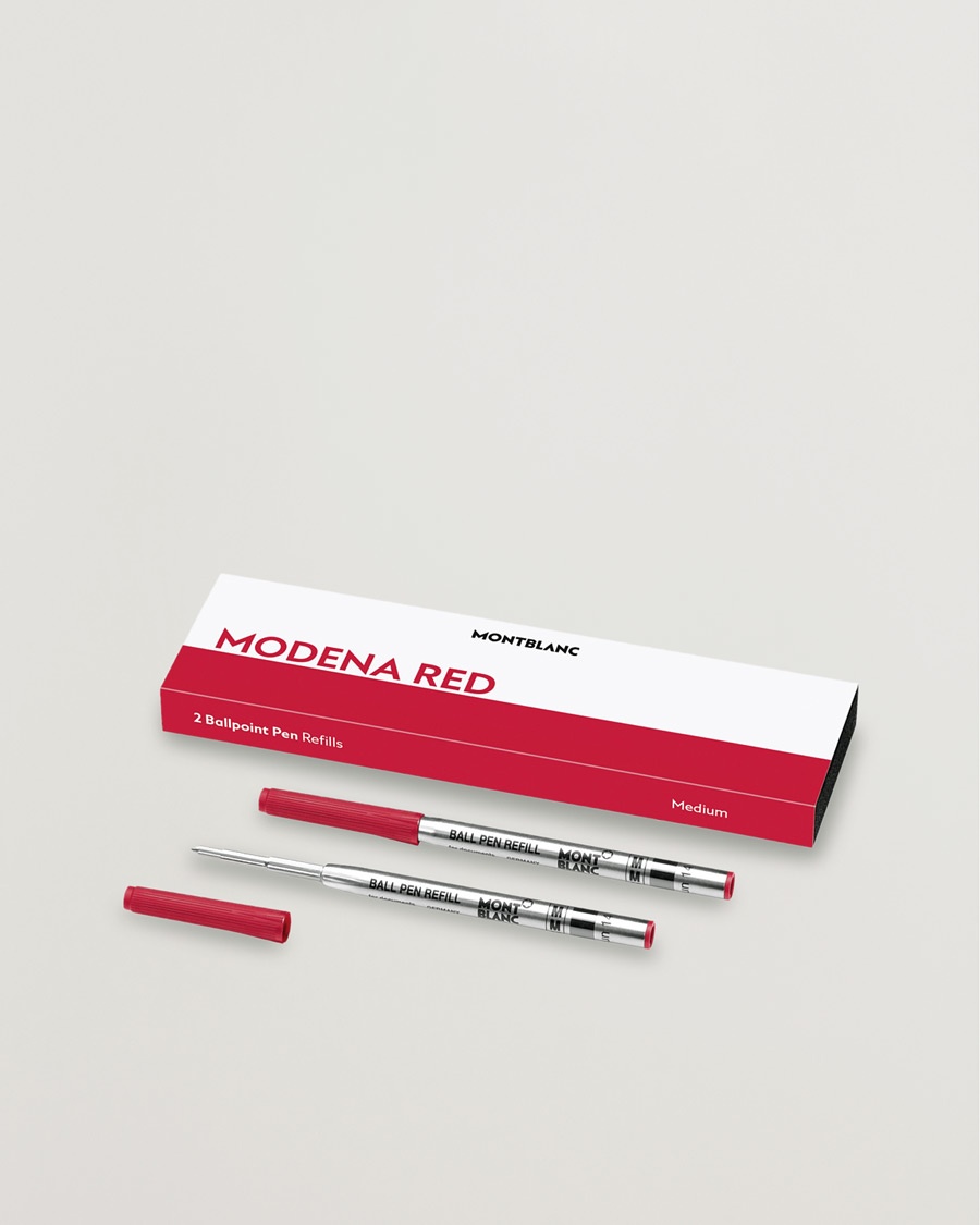 Montblanc 2 Ballpoint Pen Refills Modena Red – Red