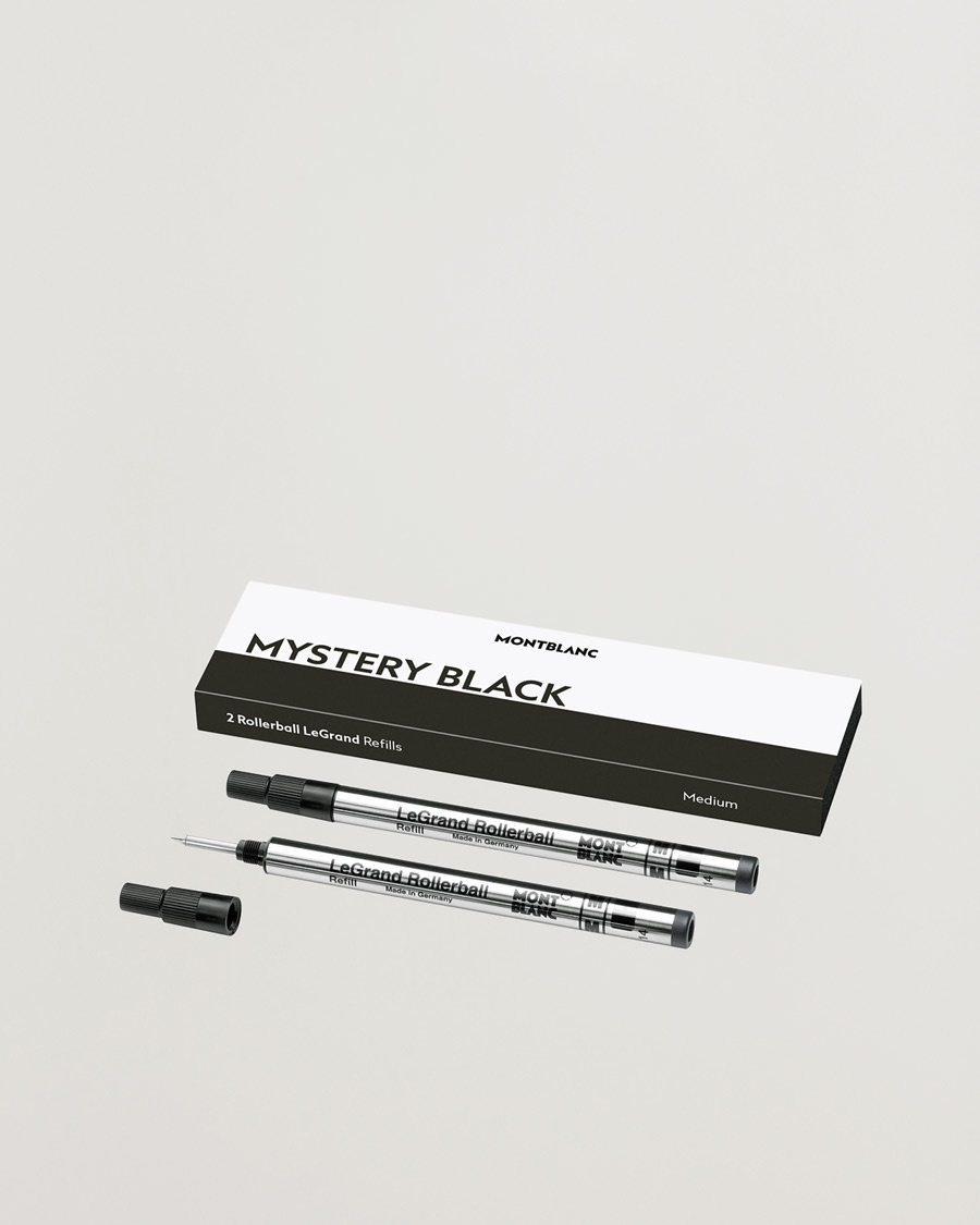 Montblanc 2 Rollerball LeGrand Pen Refills Mystery Black – Black