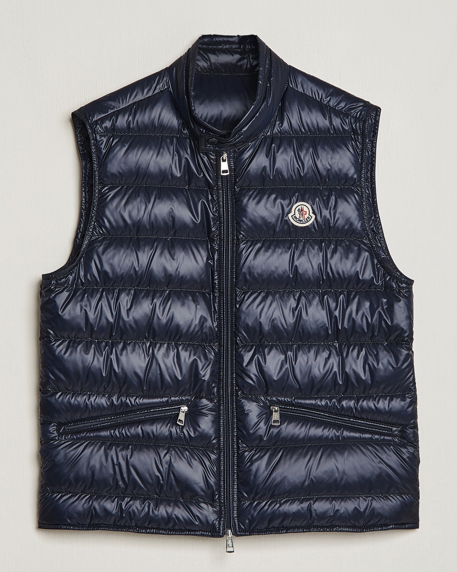 Moncler Gui Vest Navy – Blue