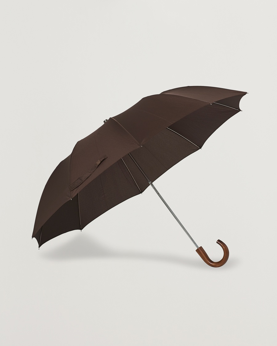 Fox Umbrellas Telescopic Umbrella Brown – Brown