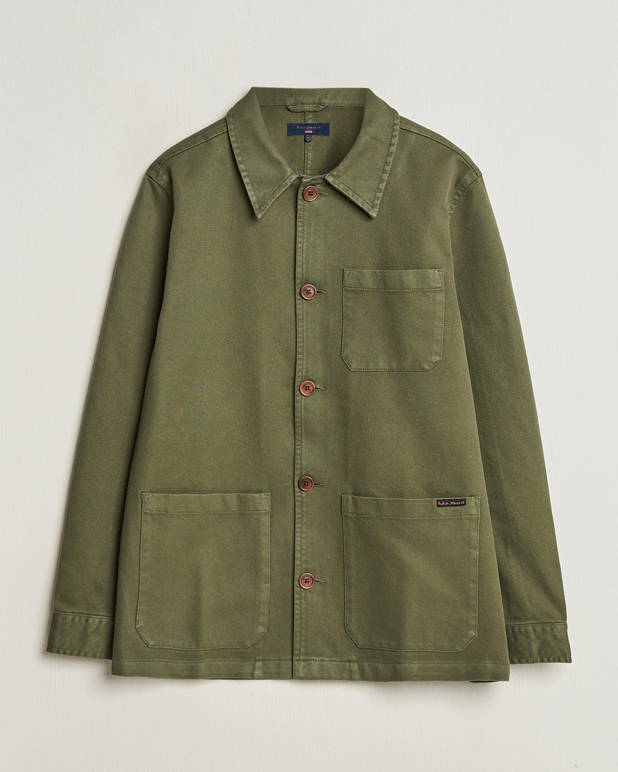 Nudie Jeans Barney Worker Overshirt Olive – Green