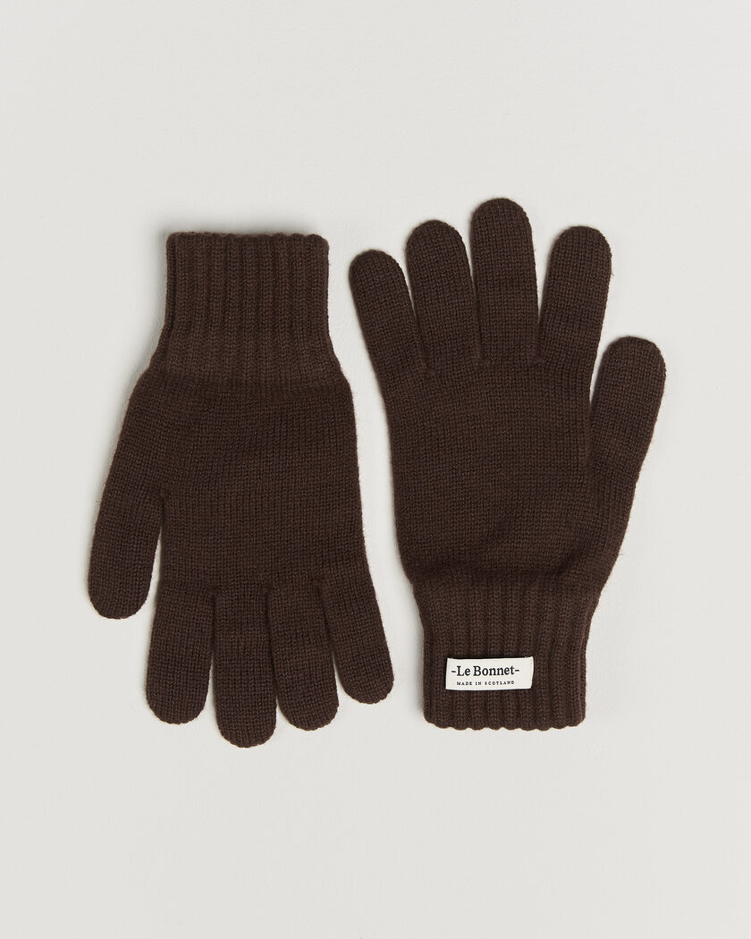 Le Bonnet Merino Wool Gloves Gingerbread – Brown