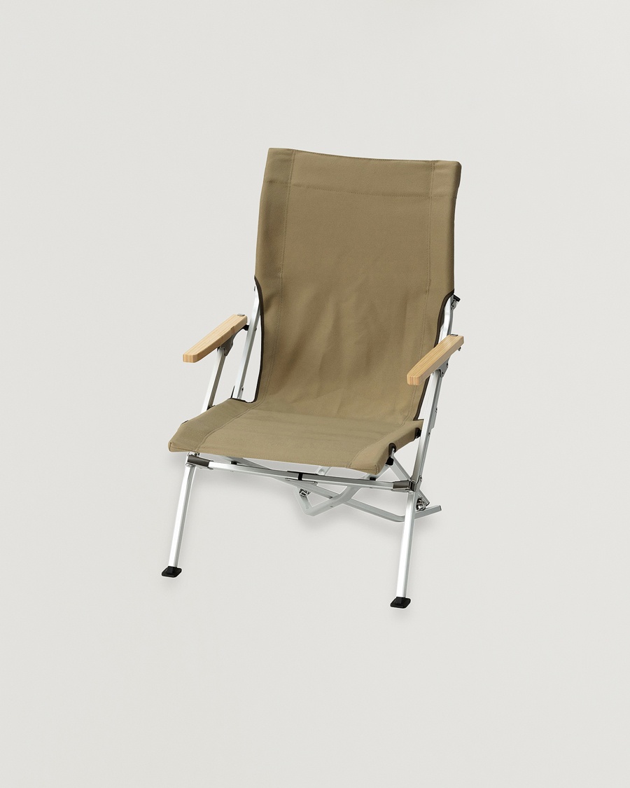 Snow Peak Low Beach Chair Khaki – Beige