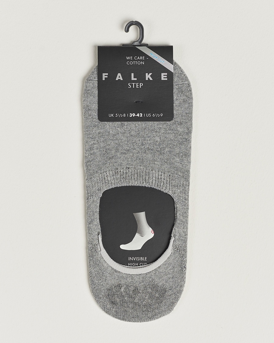 Falke Casual High Cut Sneaker Socks Light Grey Melange – Grey
