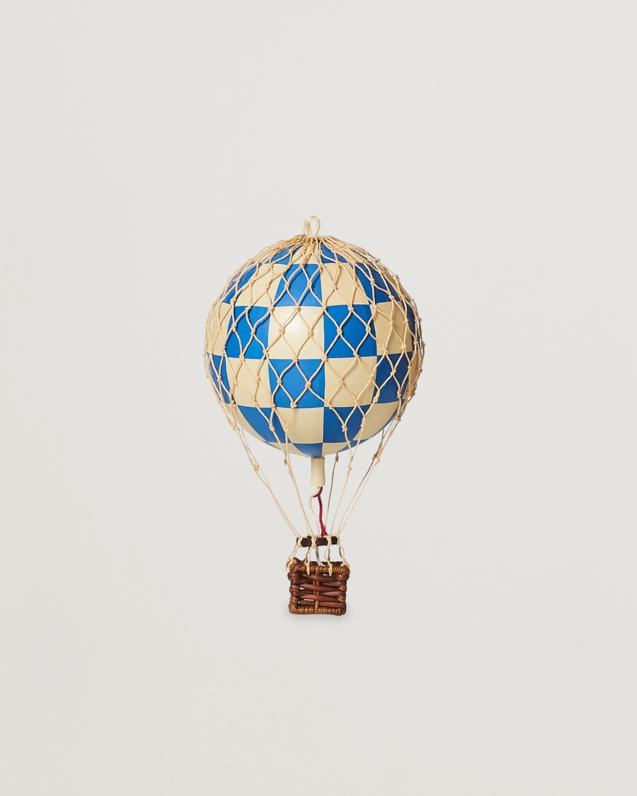Authentic Models Floating The Skies Balloon Check Blue – Blue