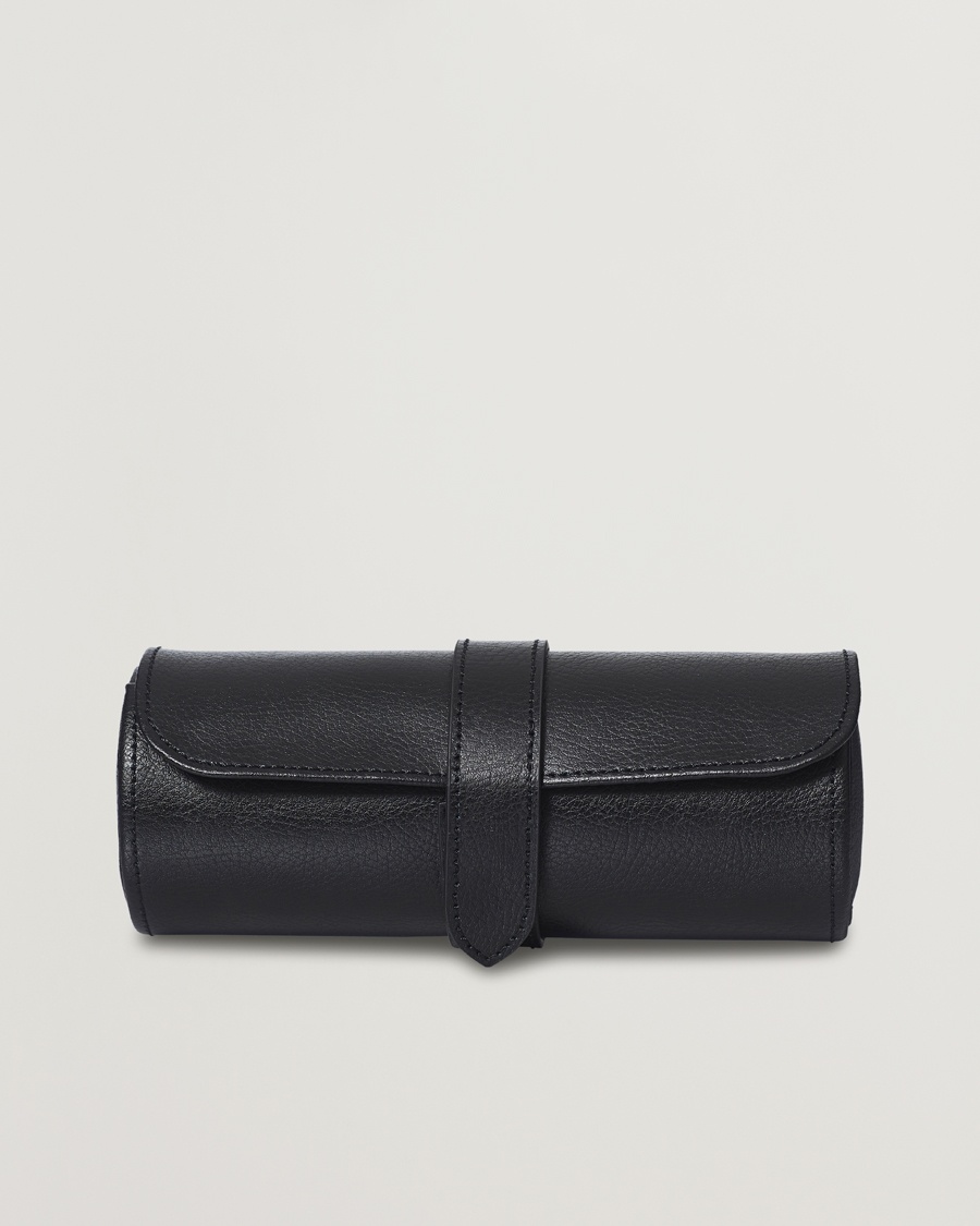 WOLF Blake Triple Watch Roll Black/Purple – Black