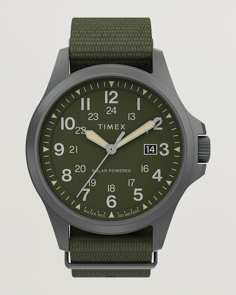 Timex Field Post Solar Watch 41mm Green Dial – Green