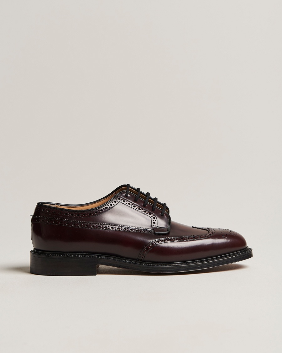 Church's Grafton Polished Binder Brogue Burgundy – Red