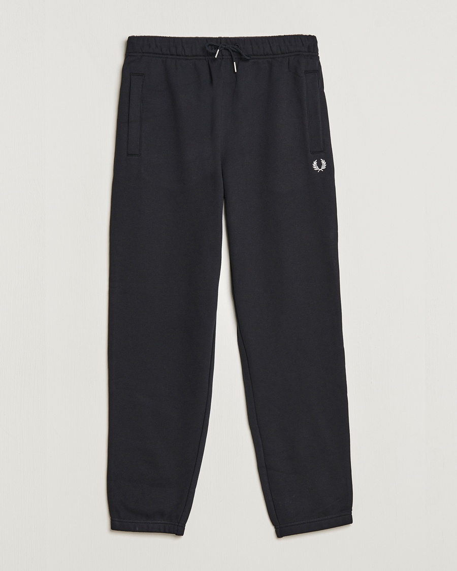 Fred Perry Loopback Sweatpants Black – Black