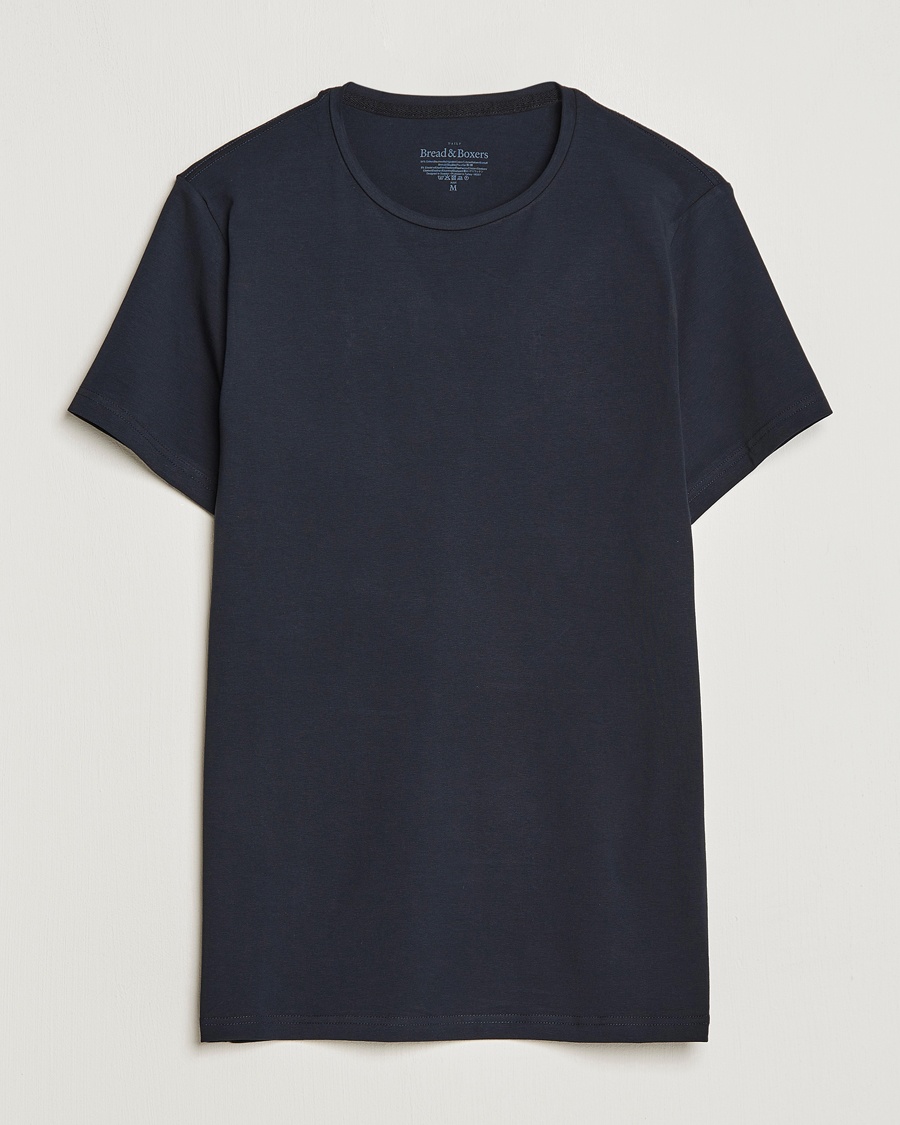 Bread & Boxers 2-Pack Crew Neck Tee Dark Navy – Blue