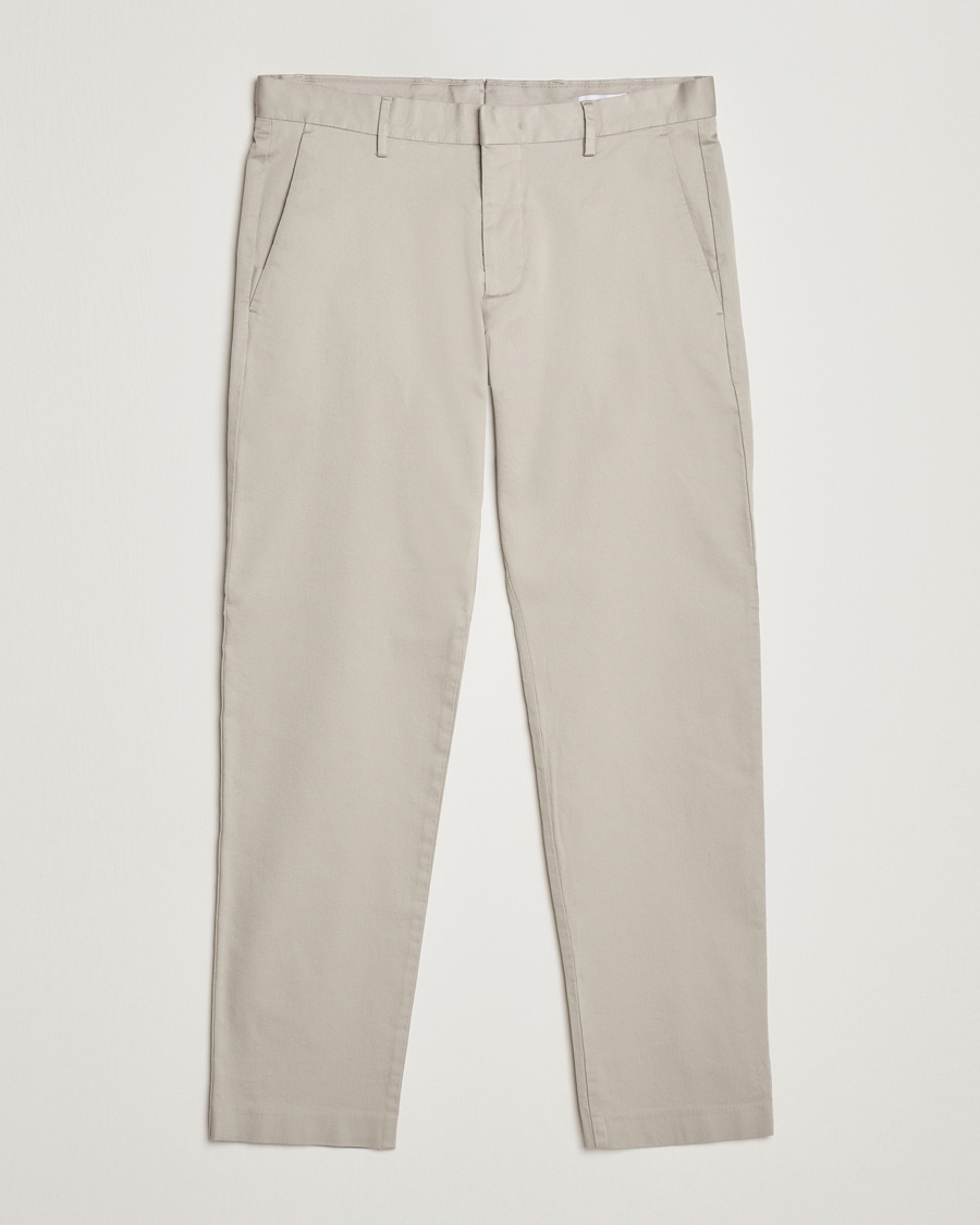 Men | NN07 | NN07 | Theo Regular Fit Stretch Chinos Light Grey