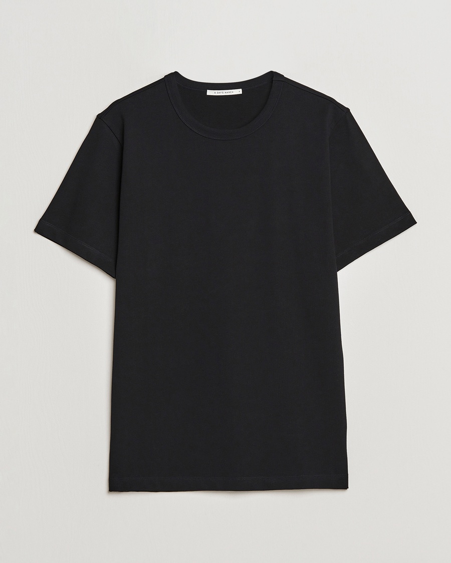 Men | A Day's March | A Day's March | Heavyweight T-Shirt Black