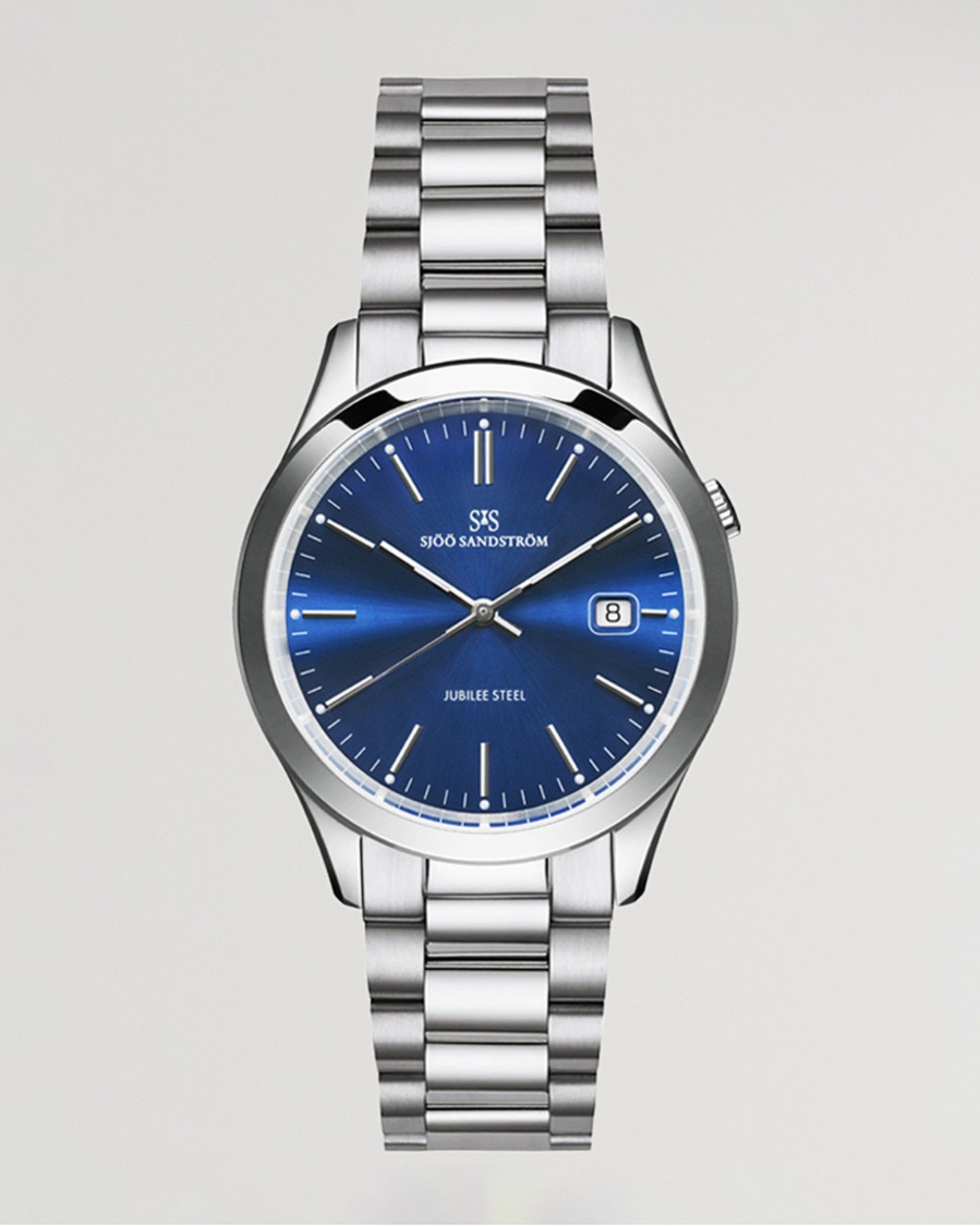 Sjöö Sandström Jubilee Steel Quartz 40mm Blue/Steel – Blue