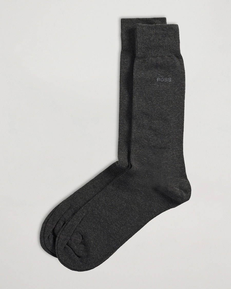 BOSS BLACK 2-Pack RS Uni Socks Grey – Grey