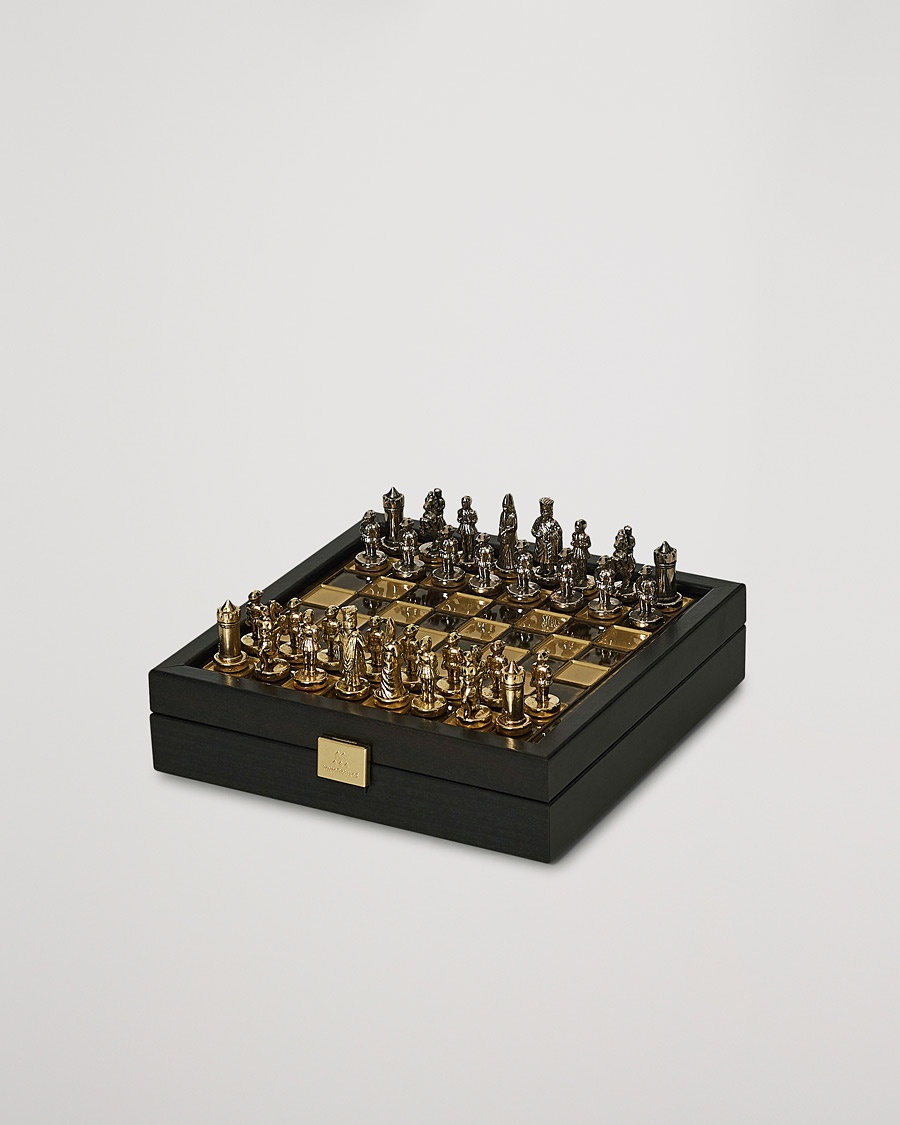 Manopoulos Byzantine Empire Chess Set Brown – Brown
