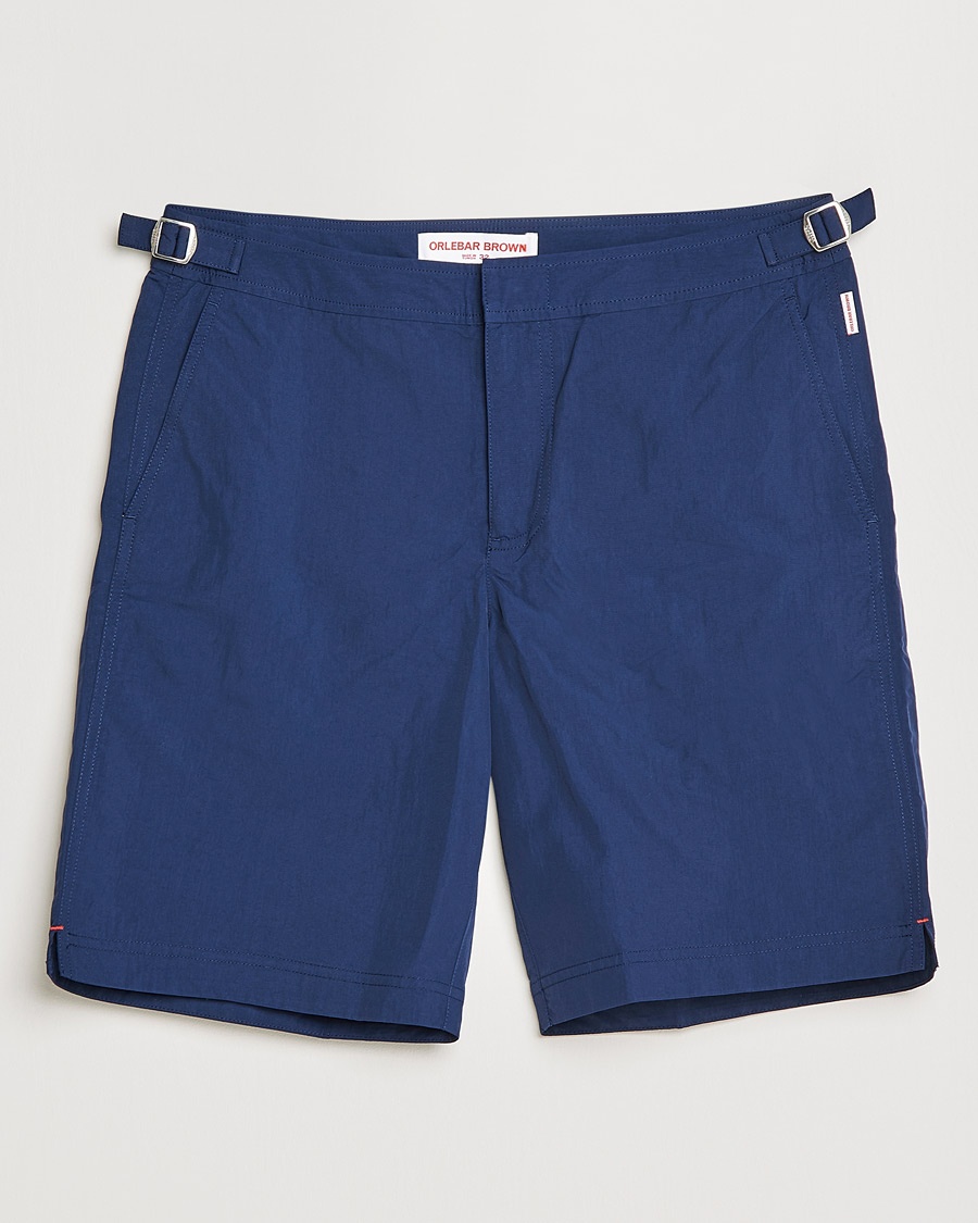 Orlebar Brown Dane III Long Leg Swim Shorts Navy – Blue