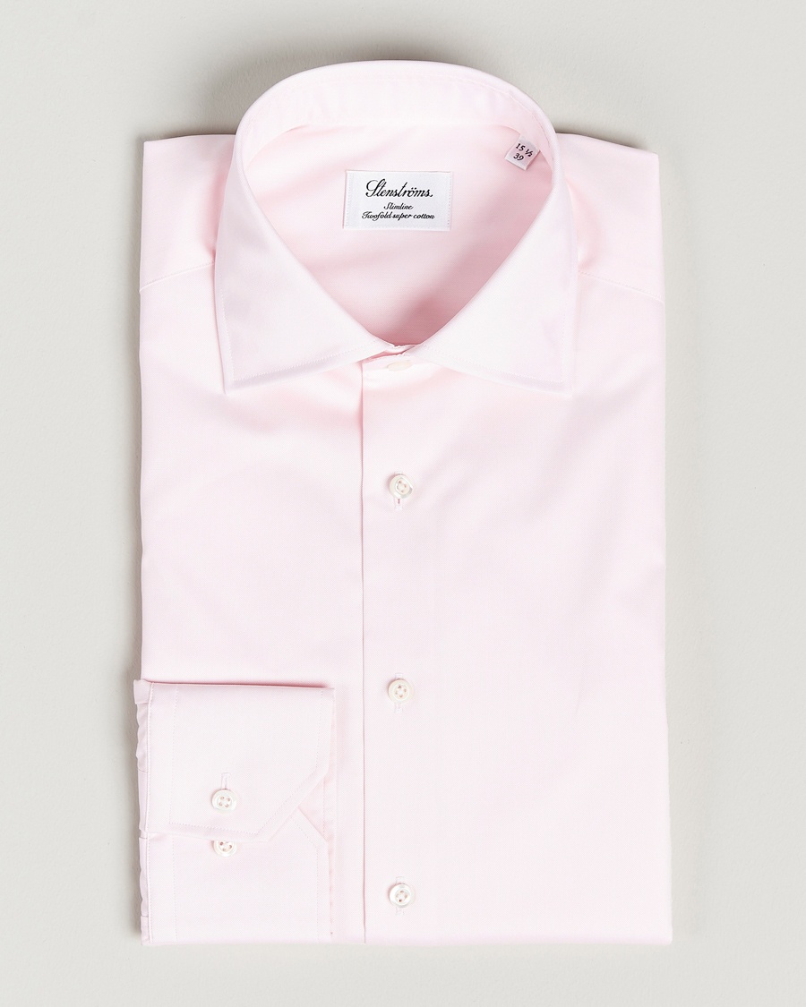 Men | | Stenströms | Slimline Cut Away Shirt Pink