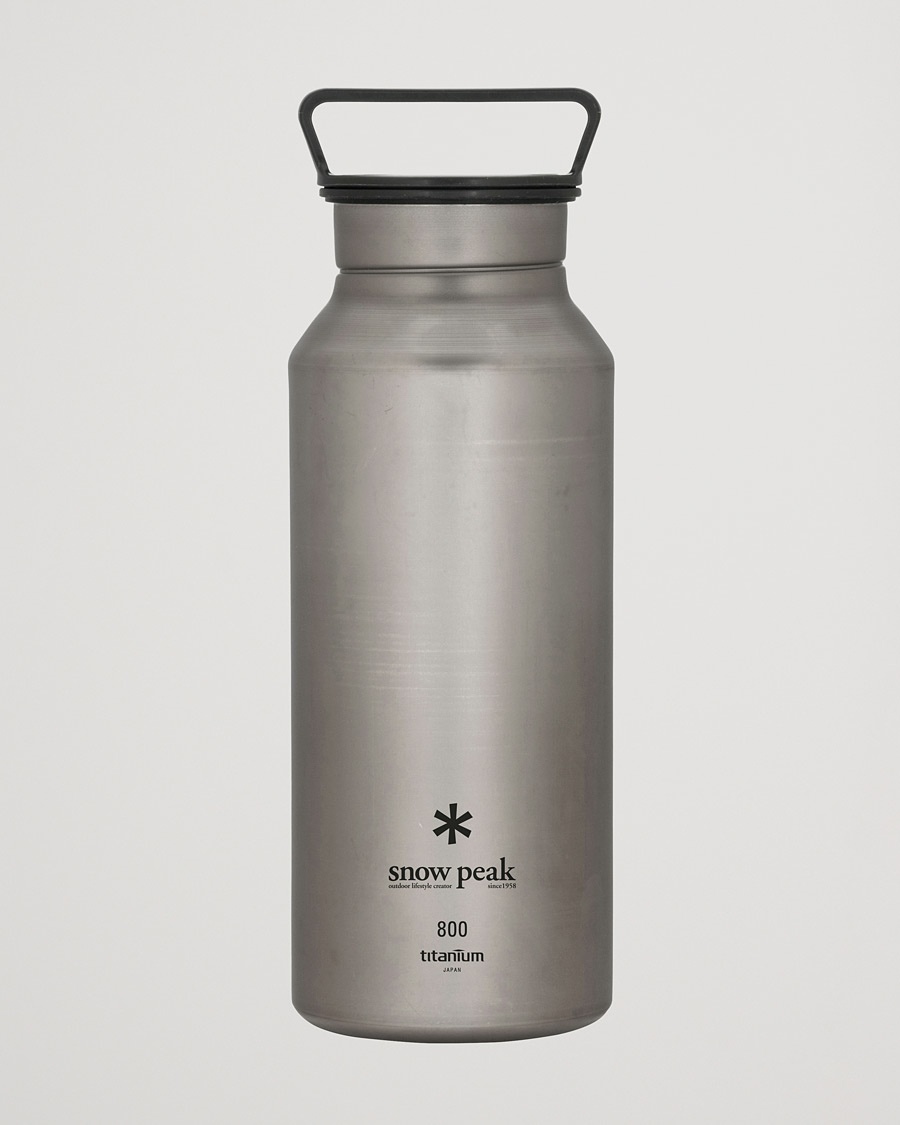 Snow Peak Aurora Bottle 800 Titanium – Silver