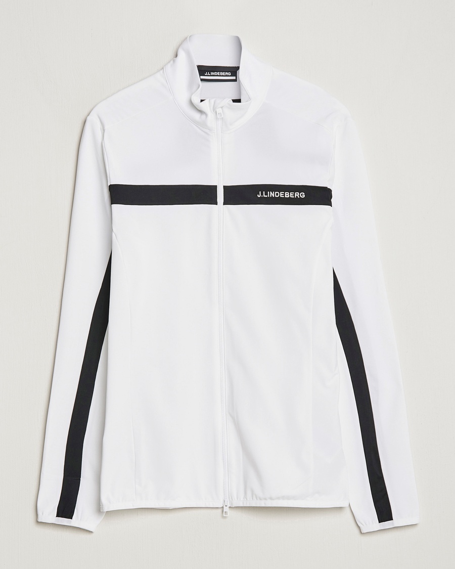 Men | Functional sweaters | J.Lindeberg | Jarvis Mid Layer Jacket White
