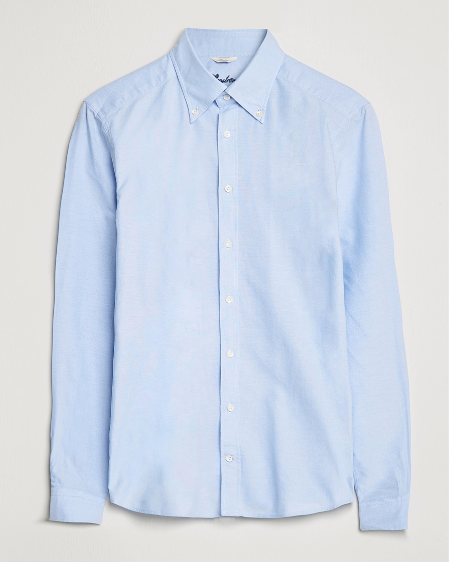 Stenströms Slimline Oxford Shirt Light Blue – Blue