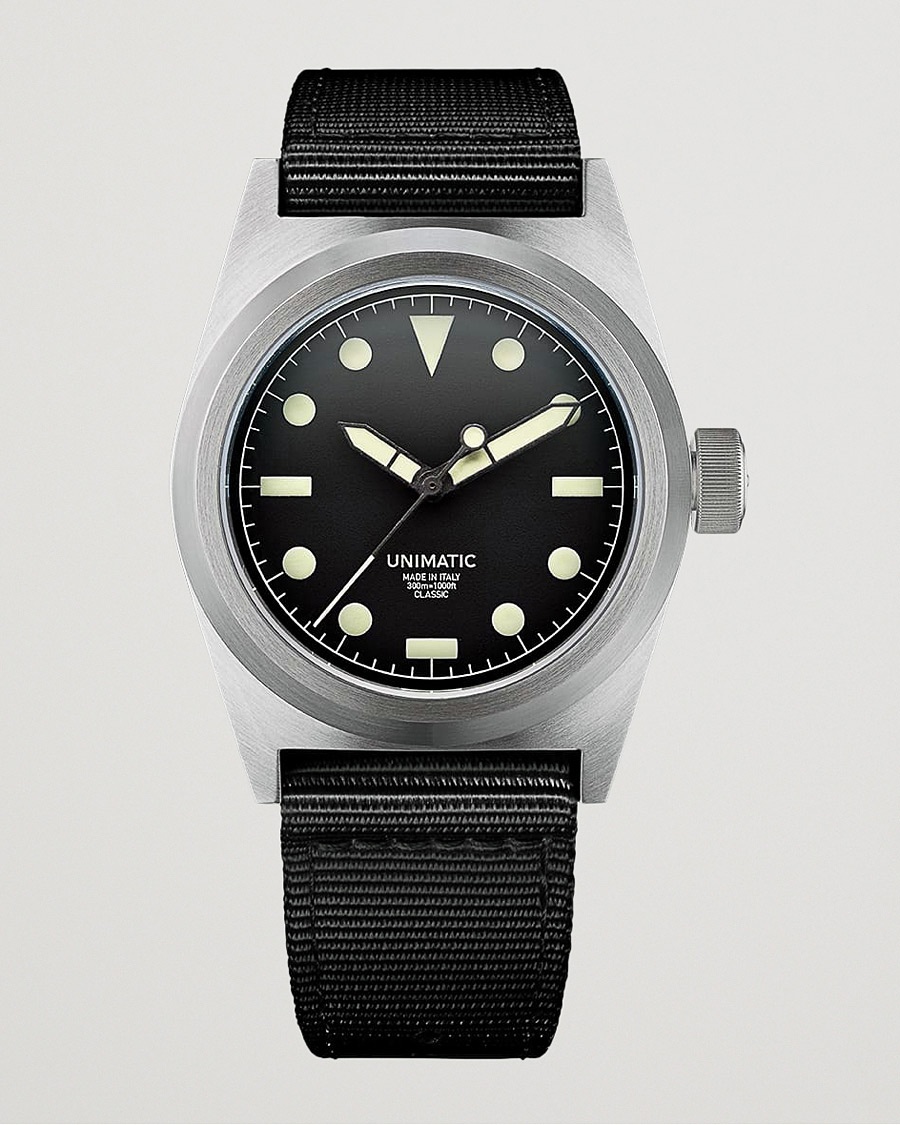 UNIMATIC Modello Due Field Watch – Black