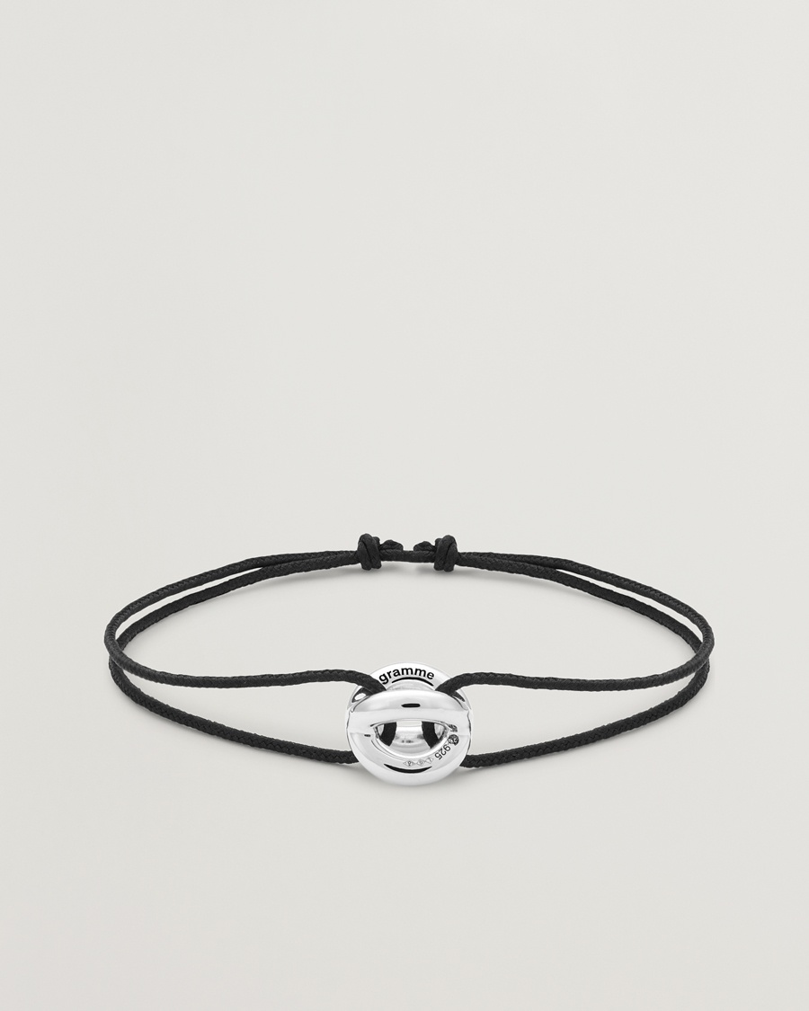 Men | LE GRAMME | LE GRAMME | Entrelacs Cord Bracelet Sterling Silver 3g