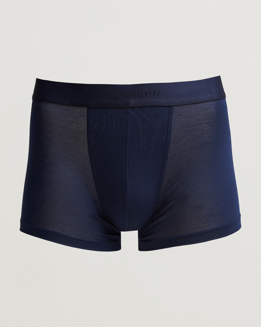 Zimmerli of Switzerland Micro Modal Boxer Briefs Navy – Blue