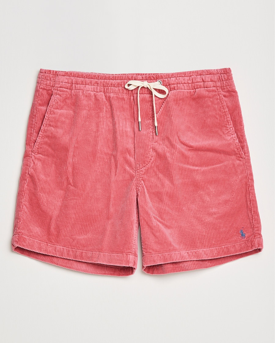 Men | Drawstring Shorts | Polo Ralph Lauren | Prepster Corduroy Drawstring Shorts Adirondack Berry