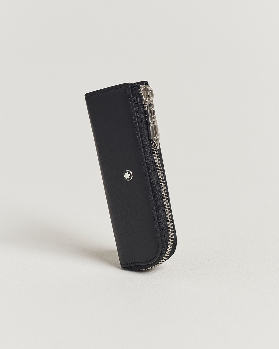 Men | Pens | Montblanc | Meisterstück 1-Pen Pouch Heritage Rouge Et Noir Black