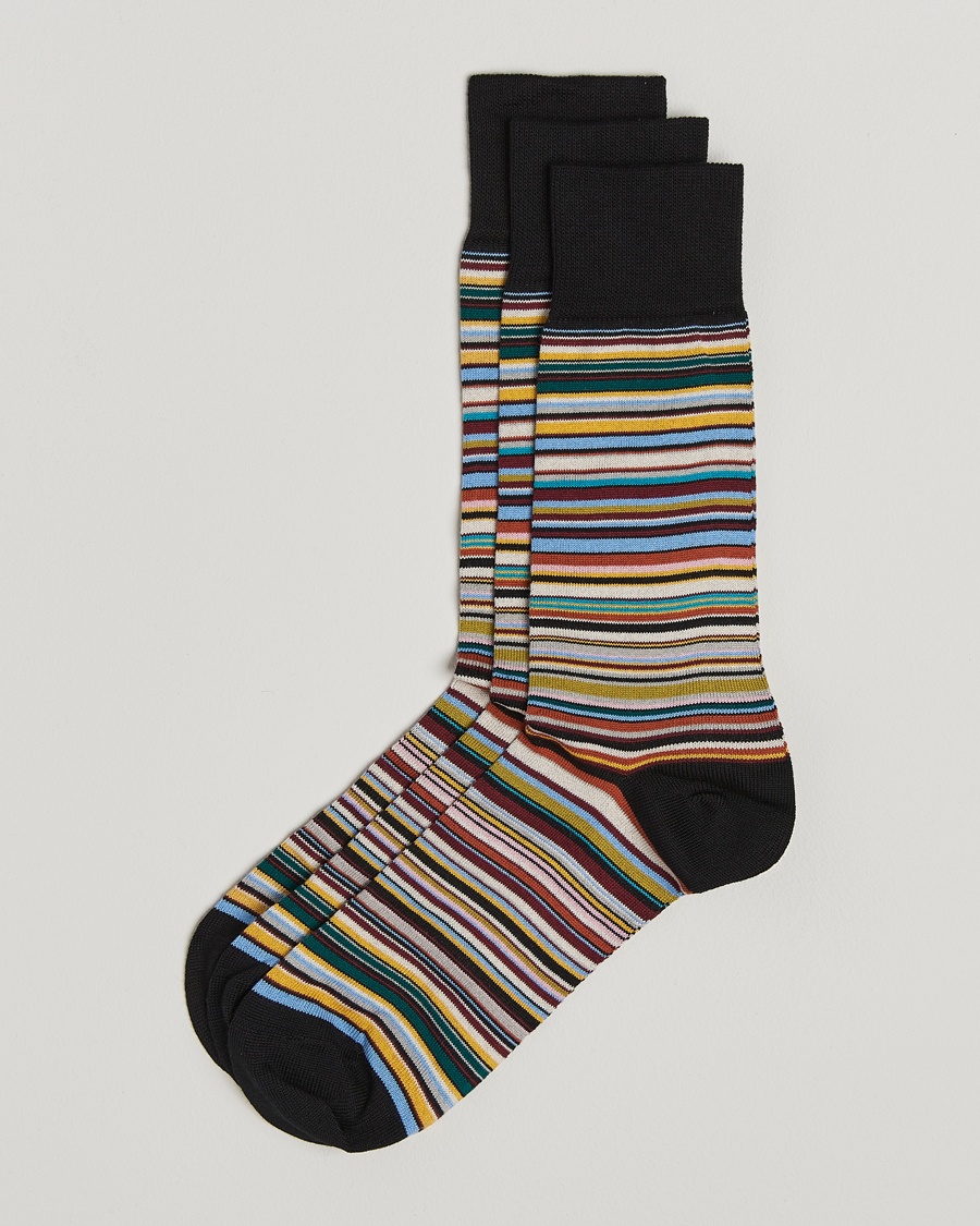 Paul Smith 3-Pack Sock Multistripe – Multi-colour