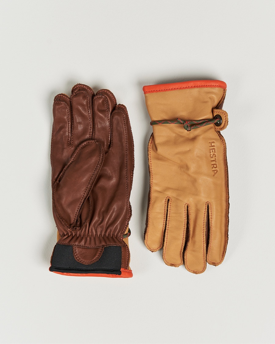 Hestra Wakayama Leather Ski Glove Cognac/Brown – Brown