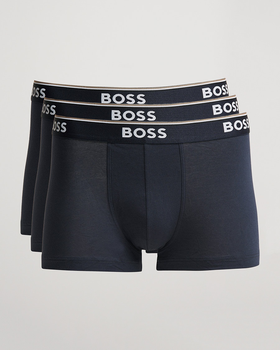 BOSS BLACK 3-Pack Trunk Boxer Shorts Open Blue – Blue